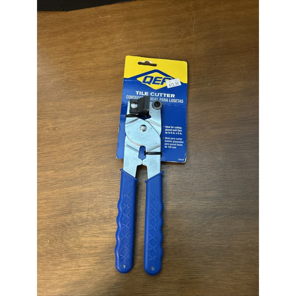 QEP 32024 Heavy-Duty Chrome Plated Steel Tile Cutter 1.5 H x 3.5 W x 11 L in.